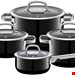 سرویس قابلمه 4 پارچه وی ام اف آلمان WMF FusionTec Kochgeschirr-Set 4-teilig schwarz