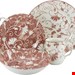  سرویس غذاخوری سفالی 16 پارچه 4 نفره کراتیبل CreaTable Kombiservice Damask 16-tlg.Red -weiß