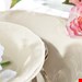  سرویس قهوه خوری چینی 18 پارچه 6 نفره سلتمن ویدن آلمان  Seltmann Weiden Rubin Kaffeeservice 18-tlg. cream 
