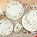  سرویس غذاخوری سرامیک رزگاردن 16 پارچه 4 نفره کراتیبل CreaTable Kombiservice Rose Garden (16-tlg.)