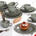  سرویس قهوه خوری چینی 18 پارچه 6 نفره سلتمن ویدن آلمان Seltmann Weiden Kaffeeservice Beat pearl grey (18-tlg.)