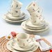  سرویس قهوه خوری چینی 18 پارچه 6 نفره سلتمن ویدن آلمان Seltmann Weiden Marie Luise Kaffeeservice 18 tlg. Blütenmeer