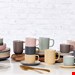  سرویس غذاخوری سرامیک 16 پارچه 4 نفره ریتزن هوف اند برکر آلمان Ritzenhoff / Breker Kombiservice Jasper (16-tlg.) schiefer/puder/taupe/grau