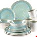  سرویس غذاخوری سرامیک 16 پارچه 4 نفره ماسر اتریش Mäser Kombiservice Frozen (16-tlg.) grün