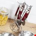   ست ابزار آشپزخانه 4 تیکه مورفی ریچاردز انگلستان Morphy Richards Küchenutensilien Set 4 tlg -rot 