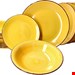 سرویس غذاخوری سفالی 12 پارچه 4 نفره مامبوکت  MamboCat Teller-Set Yellow (12-tlg.)