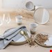  سرویس غذاخوری سفالی 8 پارچه 2 نفره کراتیبل CreaTable Kombiservice Cosmos White Pepper (8-tlg.)
