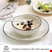  سرویس غذاخوری سفالی 16 پارچه 4 نفره وانکاسو ناویا Vancasso Geschirrset Navia Creme (16-tlg.)