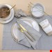  سرویس غذاخوری سفالی 8 پارچه 2 نفره کراتیبل CreaTable Kombiservice Cosmos White Pepper (8-tlg.)