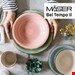  سرویس غذاخوری سرامیک 12 پارچه 6 نفره ماسر اتریش Mäser Tafelservice Lumaca (12-tlg.) Colour Berry