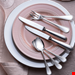  سرویس قاشق چنگال 30 پارچه با روکش نقره کریستوفل فرانسه CHRISTOFLE 30-Piece Silver-Plated Flatware Set with Free Chest