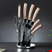  ست چاقو آشپزخانه 8 پارچه برلینگر هاوس مجارستان BERLINGER HAUS 8-PIECE KNIFE SET  BH/2561 ROSE GOLD COLLECTION