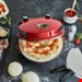  پیتزا ساز اسپرینگلن آلمان Springlane Pizzaofen Peppo-Inkl-Pizzaheber/Rezeptheft/rot