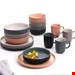  سرویس غذاخوری سرامیک 16 پارچه 4 نفره ریتزن هوف اند برکر آلمان Ritzenhoff / Breker Kombiservice Jasper (16-tlg.) schiefer/puder/taupe/grau