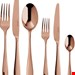  سرویس قاشق چنگال 36 پارچه سامبونت ایتالیا Sambonet Velvet 36-teilig Edelstahl/PVD silber