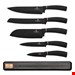  ست چاقو آشپزخانه 6 پارچه برلینگر هاوس مجارستان BERLINGER HAUS 6-PIECE KNIFE SET  BH/2535 BLACK ROSE COLLECTION