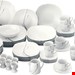 سرویس غذاخوری چینی 62 پارچه ون ول اسکاندیناوی Van Well Silver Night Kombiservice 62 tlg