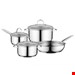  سرویس قابلمه ماهیتابه 7 پارچه برگهف بلژیک Berghoff Kochgeschirr-Set 7-tlg. Comfort - Essentials
