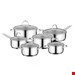  سرویس قابلمه ماهیتابه 12 پارچه برگهف بلژیک Berghoff Kochgeschirr-Set 12-tlg. Comfort - Essentials
