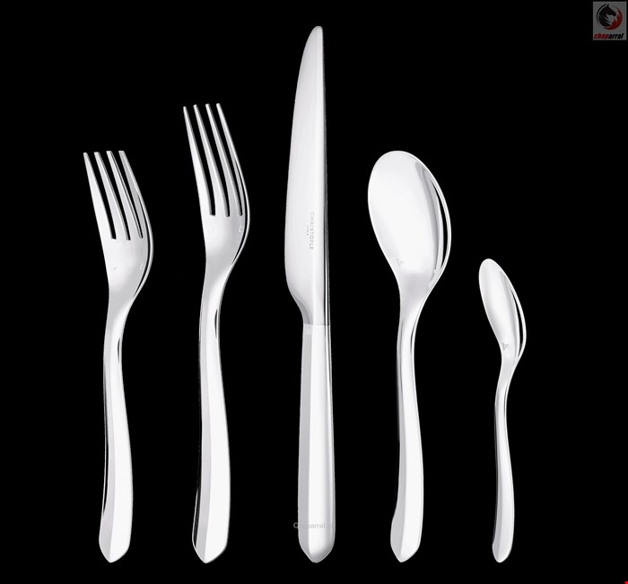 سرویس قاشق چنگال 5 پارچه کریستوفل فرانسه CHRISTOFLE 5-piece Silver-Plated Individual Place Settings