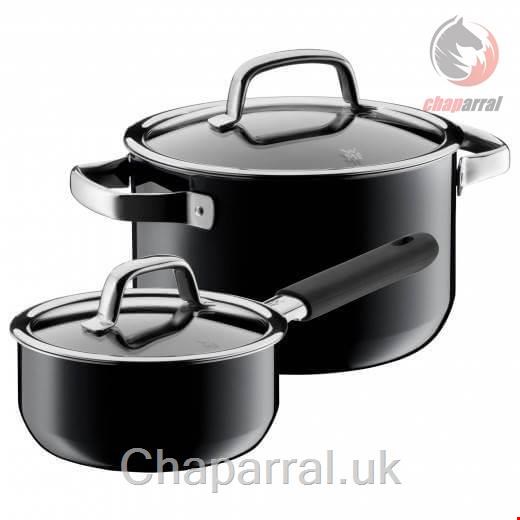 سرویس قابلمه 2 پارچه وی ام اف آلمان WMF Fusiontec Mineral Kochgeschirr-Set-2-teilig-Black
