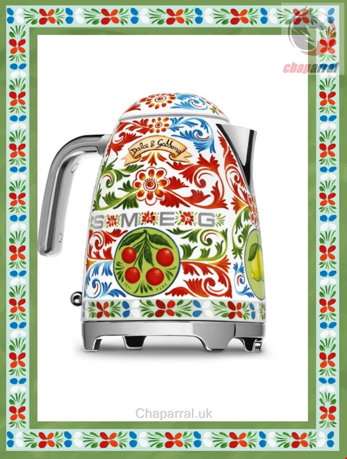 کتری برقی اسمگ دولچه گابانا ایتالیا Smeg KLF03 1,7 Ltr KLF03DGEU Dolce  Gabbana