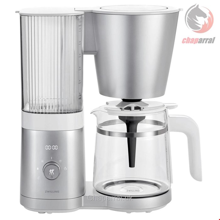 قهوه ساز زولینگ آلمان ZWILLING ENFINIGY-FILTERKAFFEEMASCHINE-1-5 L- SILBER-WEIS