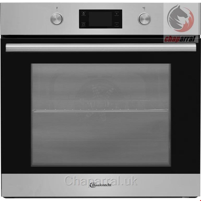 فر توکار باکنشت آلمان BAUKNECHT ELEKTRISCHER EINBAUBACKOFEN: FARBE EDELSTAHL, PYROLYSE - BAR2 KP8V2 IN