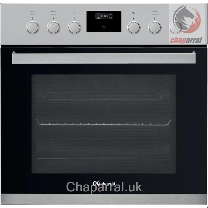 فر توکار باکنشت آلمان BAUKNECHT ELEKTRISCHER EINBAUHERD: FARBE EDELSTAHL, PYROLYSE - HIS3 EP8V2 IN
