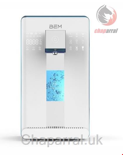 دستگاه تصفیه اب با قابلیت سرد گرم و هیدوژنه بی ای ام BEM LINA Wasserfilter Hydrogen Wassertank Auftischgerät