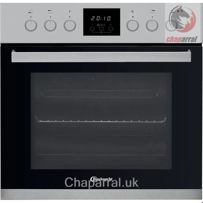فر توکار باکنشت آلمان BAUKNECHT ELEKTRISCHER EINBAUHERD: FARBE EDELSTAHL, HYDROLYSE - HVS3 TH8V2 IN