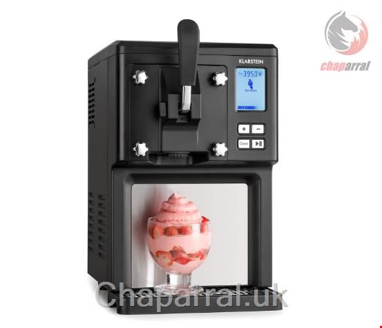 بستنی ساز 1.5 لیتری کلارشتاین آلمان Klarstein Sweet Sundae Eiscrememaschine 1,5l Edelstahl schwarz