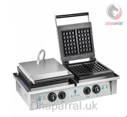 وافل ساز دوتایی صنعتی رویال کترینگ آلمان Royal Catering RCWM-4000-E