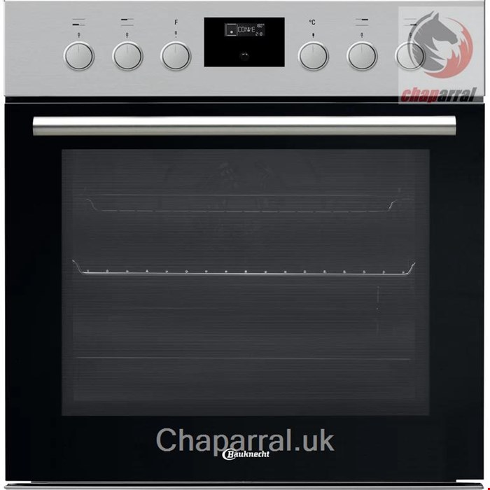 فر توکار باکنشت آلمان BAUKNECHT ELEKTRISCHER EINBAUHERD: FARBE EDELSTAHL, PYROLYSE - HIP2 EP8V IN