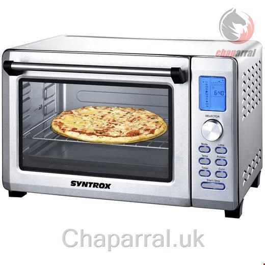 مینی فر 38 لیتری سینتروکس آلمان Syntrox Germany Back-Chef BO-2000W-D-RO-38L Inox