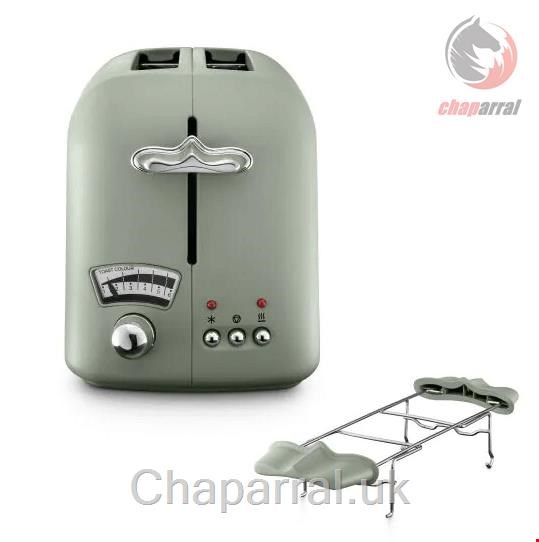 توستر دلونگی ایتالیا  CT021.GR Argento Flora Toaster