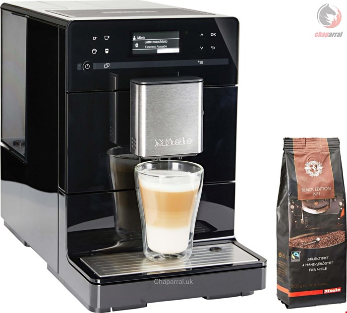 قهوه و اسپرسو ساز میله آلمان Miele Kaffeevollautomat CM5300 Obsidianschwarz mit Vorbrühsystem
