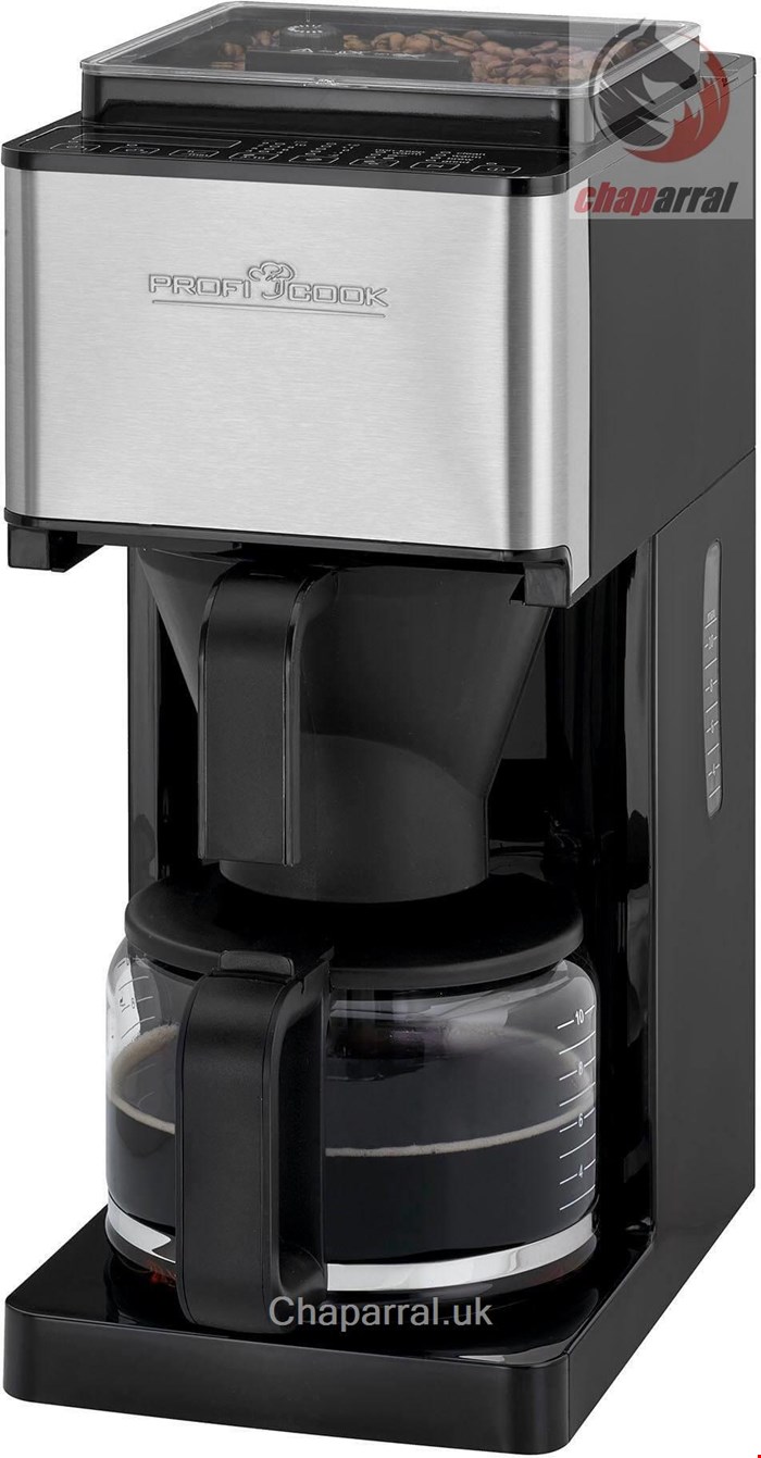 قهوه ساز پروفی کوک آلمان ProfiCook Kaffeemaschine mit Mahlwerk PC-KA 1138- 1/25l Kaffeekanne
