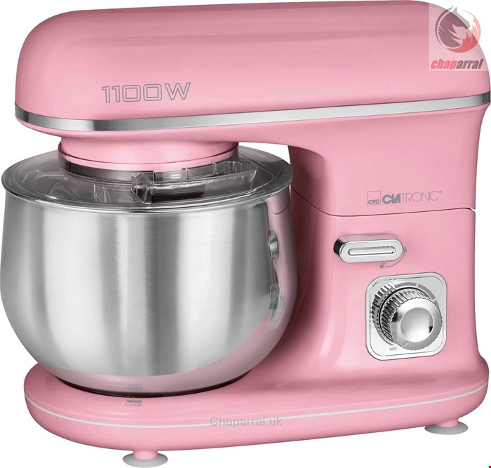 غذا ساز همه کاره کلترونیک آلمان CLATRONIC Küchenmaschine KM 3711 pink- 1100 W- 5 l Schüssel