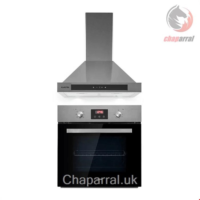 فر توکار 68 لیتری و هود آشپزخانه کلارشتاین آلمان Klarstein Kalahari Zelda Einbau-Set Backofen Abzugshaube