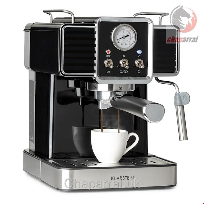اسپرسو ساز کلارشتاین آلمان Klarstein Gusto Classico Espressomaker 24,8 cm  Schwarz