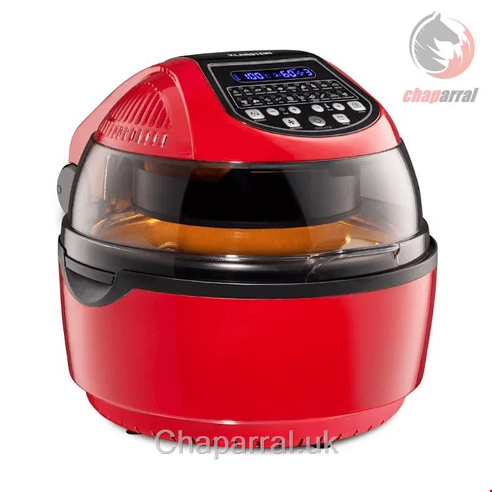 سرخ کن هوای گرم گریل کلارشتاین آلمان Klarstein VitAir Smart Heißluftfritteuse 1400 watt Rot