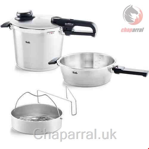 ست زودپز 2 تایی 2.5  6 لیتری فیسلر آلمان Fissler Vitavit Premium set consisting of 2.5 liter pressure frying pan 6 liter pressure cooker