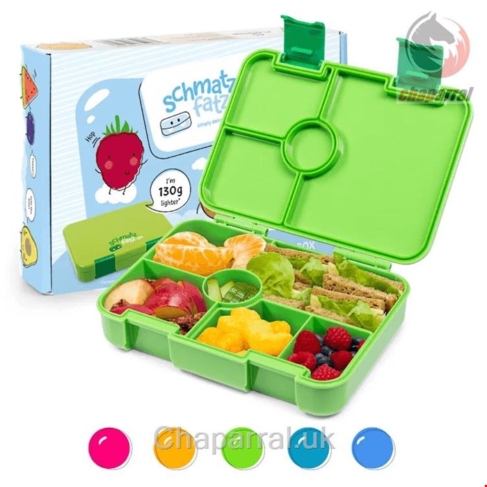 ظرف غذا و اسنک کودک کلارشتاین آلمان Klarstein schmatzfatz by Lite Lunchbox 6 Grün