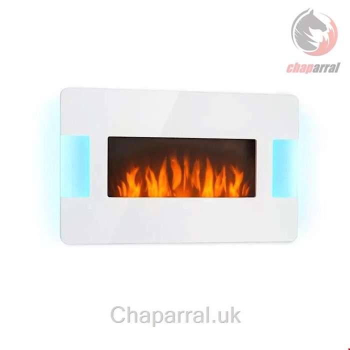 شومینه برقی دیواری کلارشتاین آلمان Klarstein Belfort Light Fire Elektrokamin Elektrischer Kamin Weiß 2000 watt