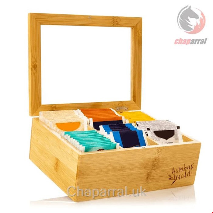 جعبه تی بگ پذیرایی کلارشتاین آلمان Klarstein Teebox Teekasten Natur