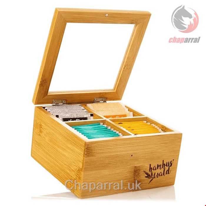 جعبه تی بگ پذیرایی کلارشتاین آلمان Klarstein Teebox Teekasten  Bambus