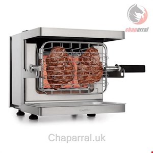 گریل کباب پز عمودی گازسوز کلارشتاین آلمان Klarstein Crossfire Vertikaler Gasgrill Silber