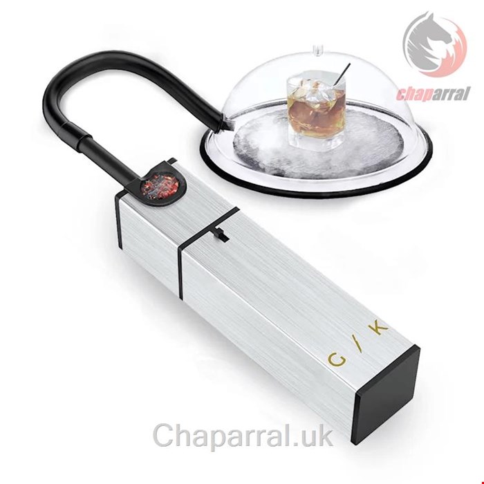 دستگاه دودی کن غذا و نوشیدنی کلارشتاین آلمان Klarstein Company Cocktail Räuchergerät Cocktail Smoker Transparent