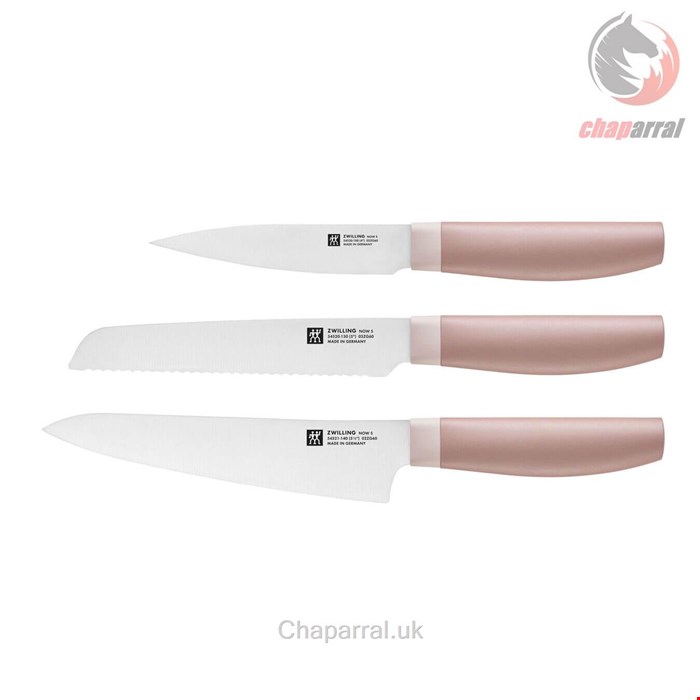 ست چاقو آشپزخانه ۳ پارچه زولینگ آلمان ZWILLING NOW S MESSERSET 3-TLG- ROSA 